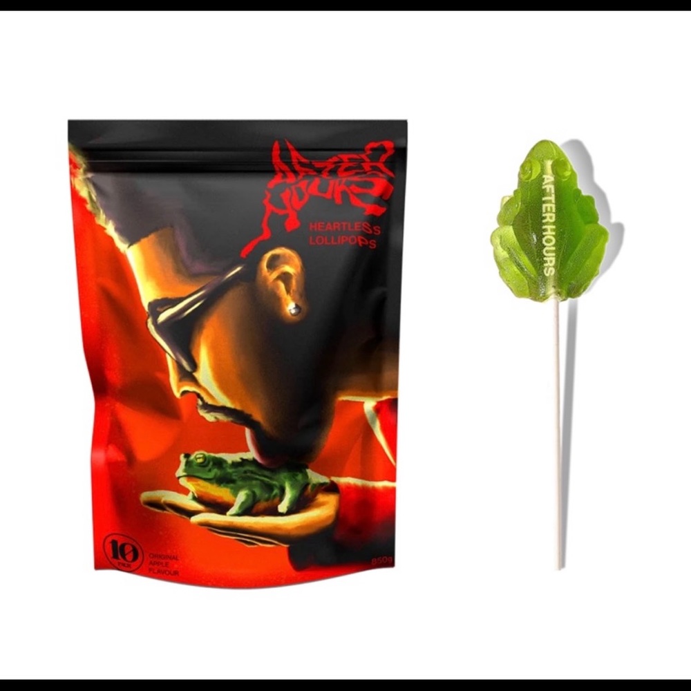 The Weeknd After Hours Original Apple Flavor Lollipops Limited Edition 🍏🍭